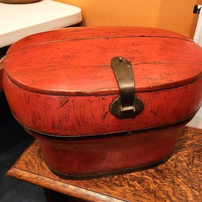 Lot #55  19th Century Hand Made Chinese Wedding Basket