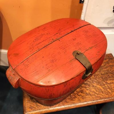 Lot #55  19th Century Hand Made Chinese Wedding Basket