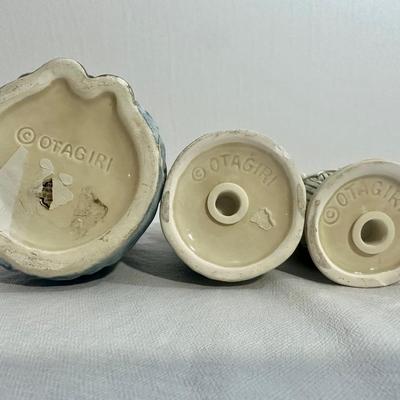 Vintage Otagiri Cat Family - Ceramic Salt & Pepper Shakers & Soap Dispenser