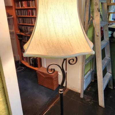 Lot #57  Contemporary Metal Floor Lamp