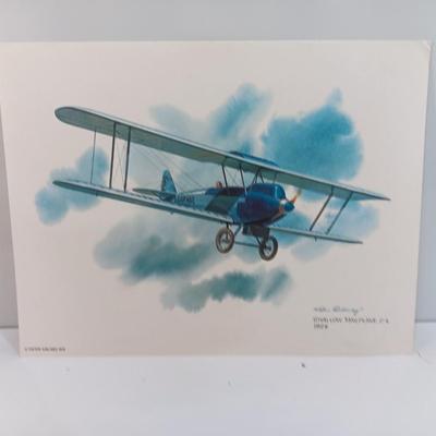 United Airlines 1926 Swallow Mailplane C-6 Airplane Plane Aviation Airport Print