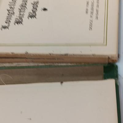 Three vintage booklets - Longfellow Birthday Book 1906 - Ladies Almanac 1960 - and Flower Calendar 1948