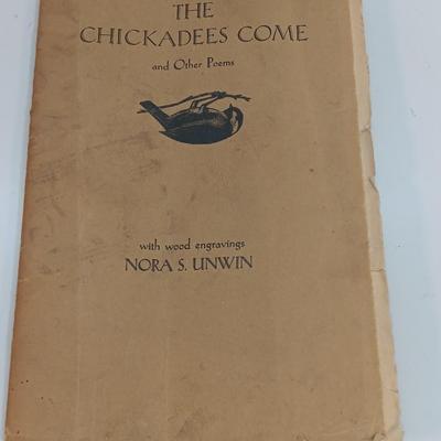 Two RARE books / Bindings Rich Man, Poor Man & The Chickadees Come and other Poems Signed - First Edition - 1977