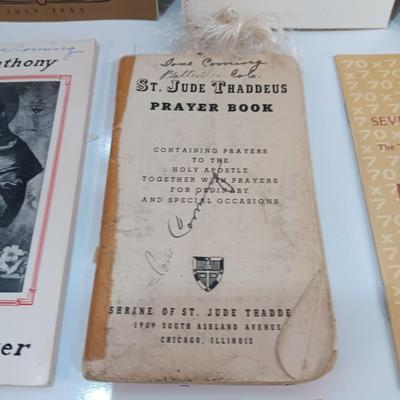 Large lot of Vintage Prayer cards- booklets - pamphlets Catholic Religious cards