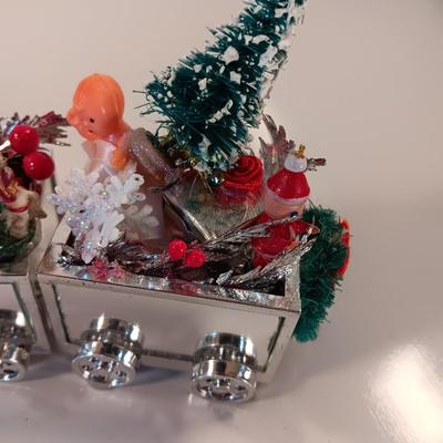 Vintage hard plastic train with cars full of Joy