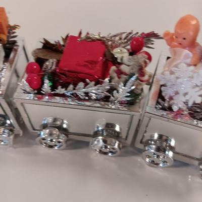 Vintage hard plastic train with cars full of Joy