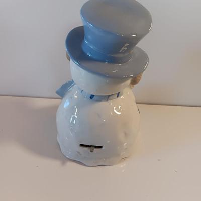 Vintage 1976 Berman & Anderson Christmas Snowman Music Box working!