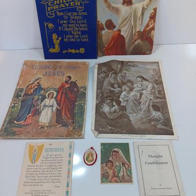Religious Children's book - Prayer cards and more