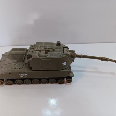 Military toys ERTL 12U-745 US Army Tank and Bandai, Japan 1983 German Toy Tank