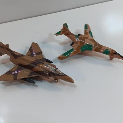 Military Airplanes Phantom and Tootsie Toy Bomber