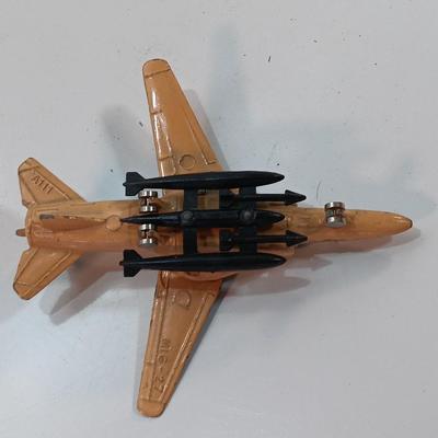 Military toy planes MIg-27 Tootsie toy Bomber