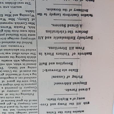Vintage Wyoming Maps pamphlets and Centennial newspaper - Cheyenne - Laramie
