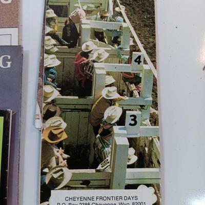 Vintage Wyoming Maps pamphlets and Centennial newspaper - Cheyenne - Laramie