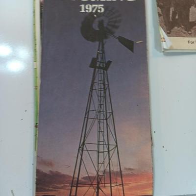 Vintage Wyoming Maps pamphlets and Centennial newspaper - Cheyenne - Laramie