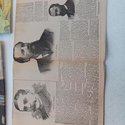 Vintage Wyoming Maps pamphlets and Centennial newspaper - Cheyenne - Laramie