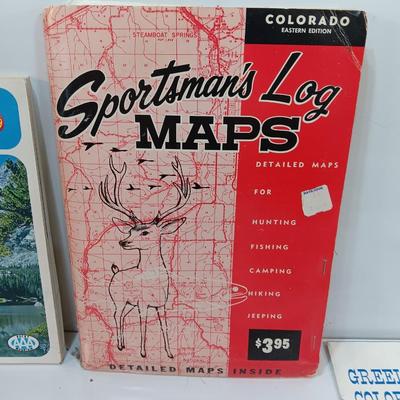 Vintage Colorado maps - Pamphlets - Travelscope and more