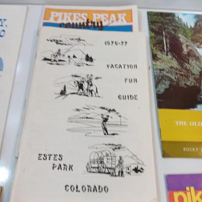Vintage Colorado maps - Pamphlets - Travelscope and more