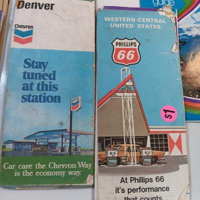 Vintage Colorado maps - Pamphlets - Travelscope and more