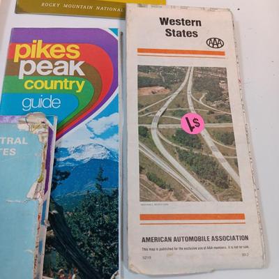 Vintage Colorado maps - Pamphlets - Travelscope and more