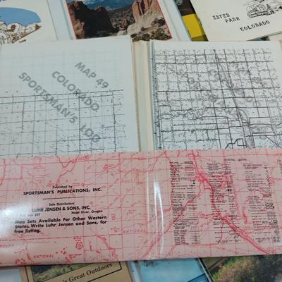 Vintage Colorado maps - Pamphlets - Travelscope and more