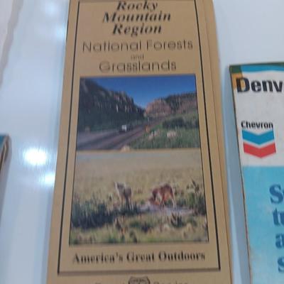 Vintage Colorado maps - Pamphlets - Travelscope and more