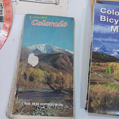Vintage Colorado maps - Pamphlets - Travelscope and more