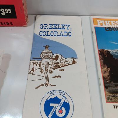 Vintage Colorado maps - Pamphlets - Travelscope and more