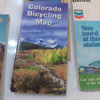 Vintage Colorado maps - Pamphlets - Travelscope and more