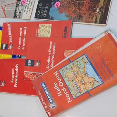 Vintage maps from places around the world - states and countries
