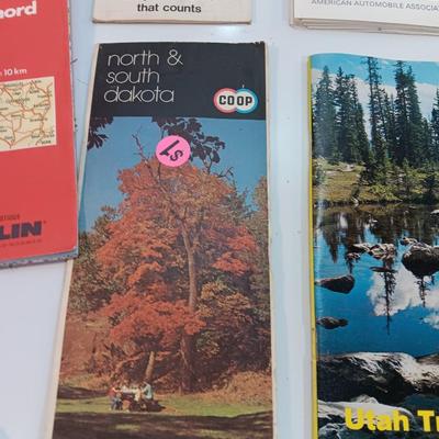 Vintage maps from places around the world - states and countries