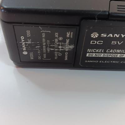 Vintage Sanyo Walkman with case, GPX Portable Cd Player - ear phones - cassette tape adapter for car stereo