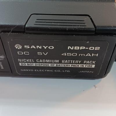 Vintage Sanyo Walkman with case, GPX Portable Cd Player - ear phones - cassette tape adapter for car stereo