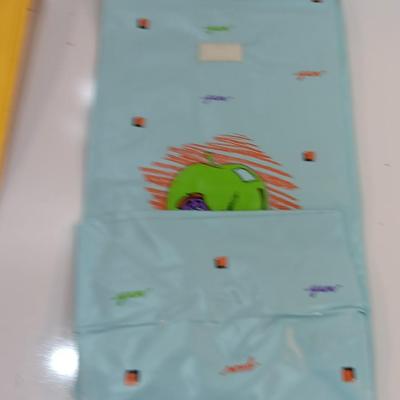 Two Reusable McDonald's Vinyl Plastic Happy Meal Lunch Bags 1988