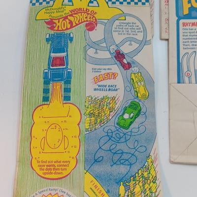 Collection of 1990's McDonalds Happy Meal Bag Hot Wheels / Barbie / Polly Pocket and others
