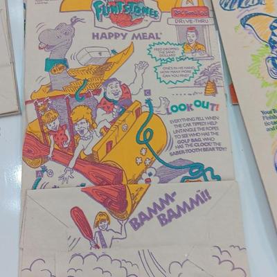 Collection of 1990's McDonalds Happy Meal Bag Hot Wheels / Barbie / Polly Pocket and others