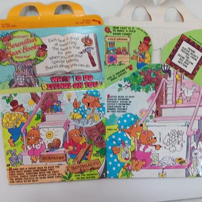 1980 /90's McDonalds Happy Meal Boxes - BERENSTAIN BEARS