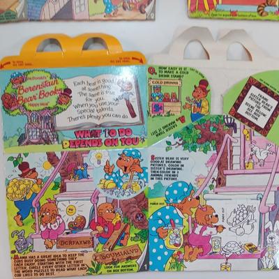 1980 /90's McDonalds Happy Meal Boxes - BERENSTAIN BEARS