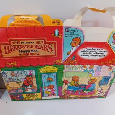 1980 /90's McDonalds Happy Meal Boxes - BERENSTAIN BEARS