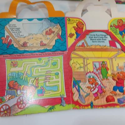 1980 /90's McDonalds Happy Meal Boxes - BERENSTAIN BEARS