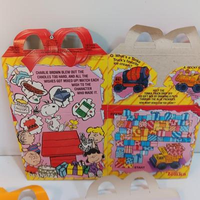 1980 /90's McDonalds Happy Meal Boxes - BERENSTAIN BEARS