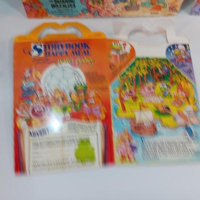 1980 /90's McDonalds Happy Meal Boxes - MUPPETS - FRAGGLE ROCK - JIM HENSON'S