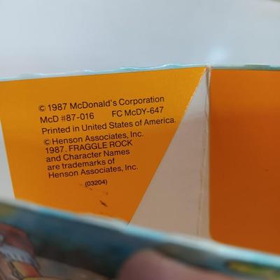 1980 /90's McDonalds Happy Meal Boxes - MUPPETS - FRAGGLE ROCK - JIM HENSON'S