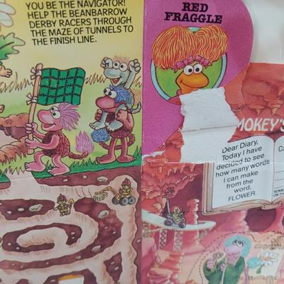 1980 /90's McDonalds Happy Meal Boxes - MUPPETS - FRAGGLE ROCK - JIM HENSON'S
