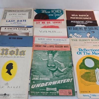 Variety of sheet music # 2 of 3