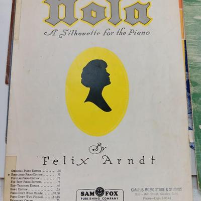 Variety of sheet music # 2 of 3