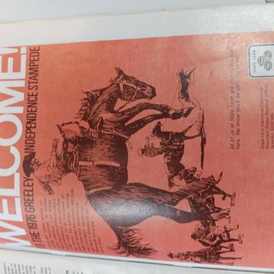 Vintage 1976 Greeley Stampede PRC rodeo Official program
