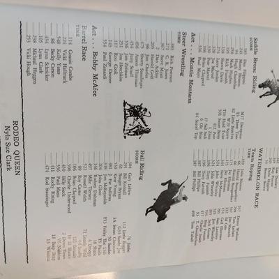 Vintage 1976 Greeley Stampede PRC rodeo Official program