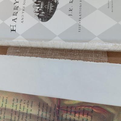 Harry Potter 1st edition Sorcerer's  Stone and poster book