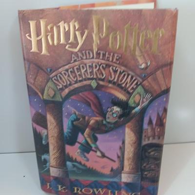 Harry Potter 1st edition Sorcerer's  Stone and poster book