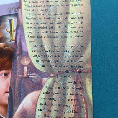 Harry Potter 1st edition Sorcerer's  Stone and poster book